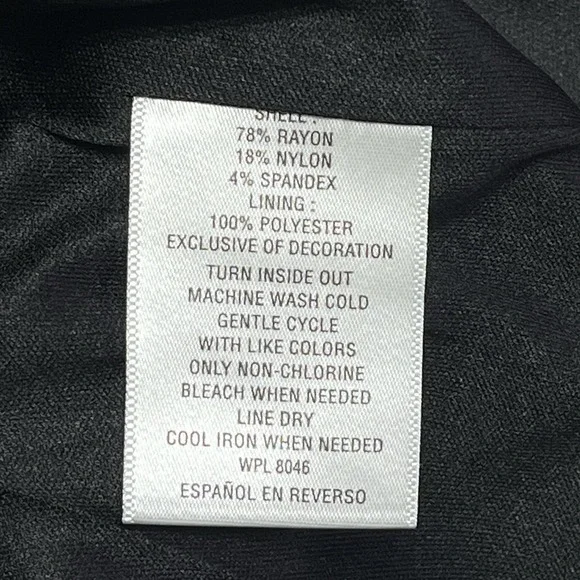 Vintage Thalia Sodi Peplum Asymmetric‎ Dress Sz 12 Lace Cutout - Picture 10 of 11